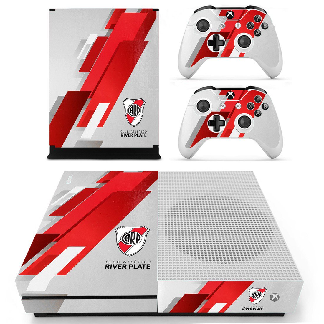 Club Atletico skin decal for Xbox one S console and controllers
