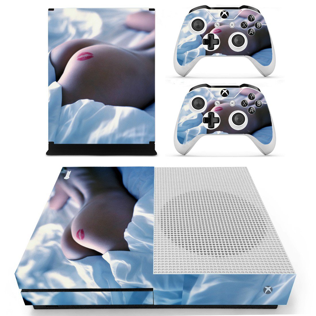 Sexy Ass skin decal for Xbox one S console and controllers