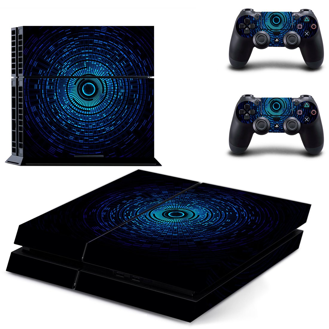 New Technology skin decal for PS4 PlayStation 4 console and 2 controllers