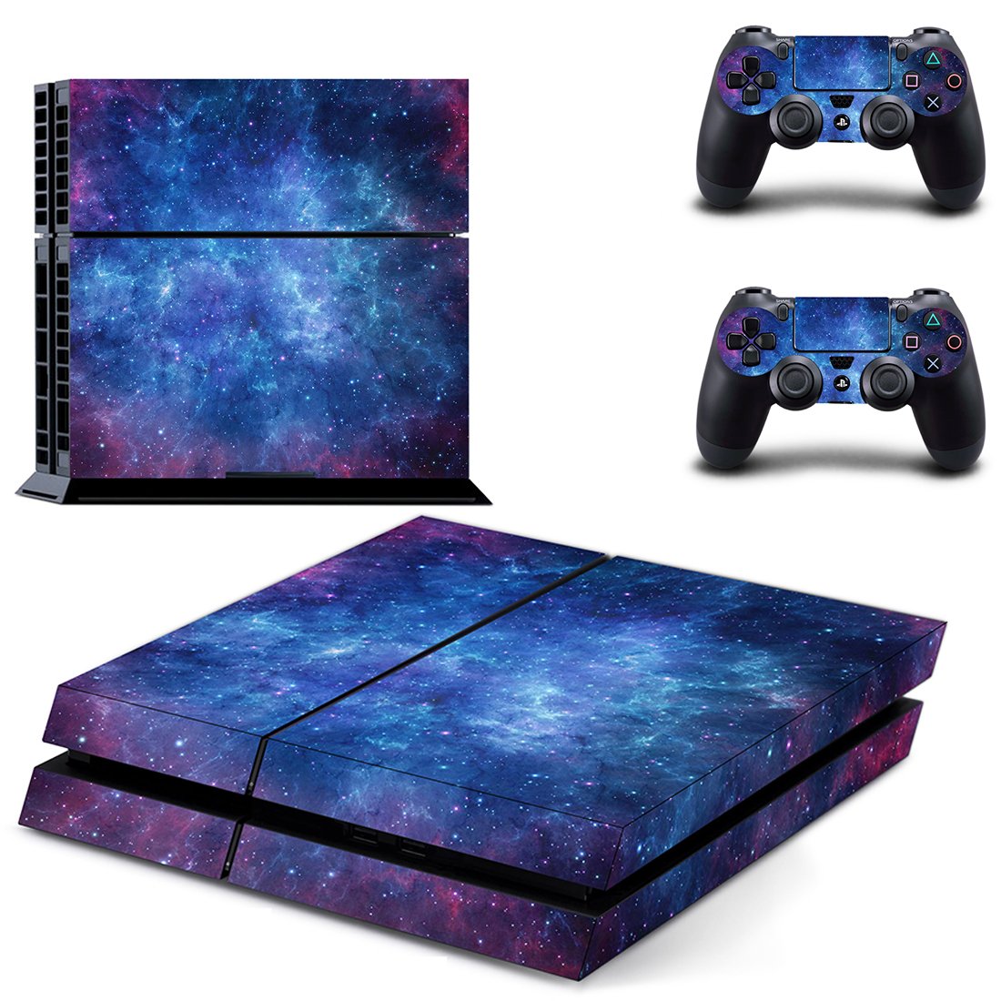 Sky Stars skin decal for PS4 PlayStation 4 console and 2 controllers