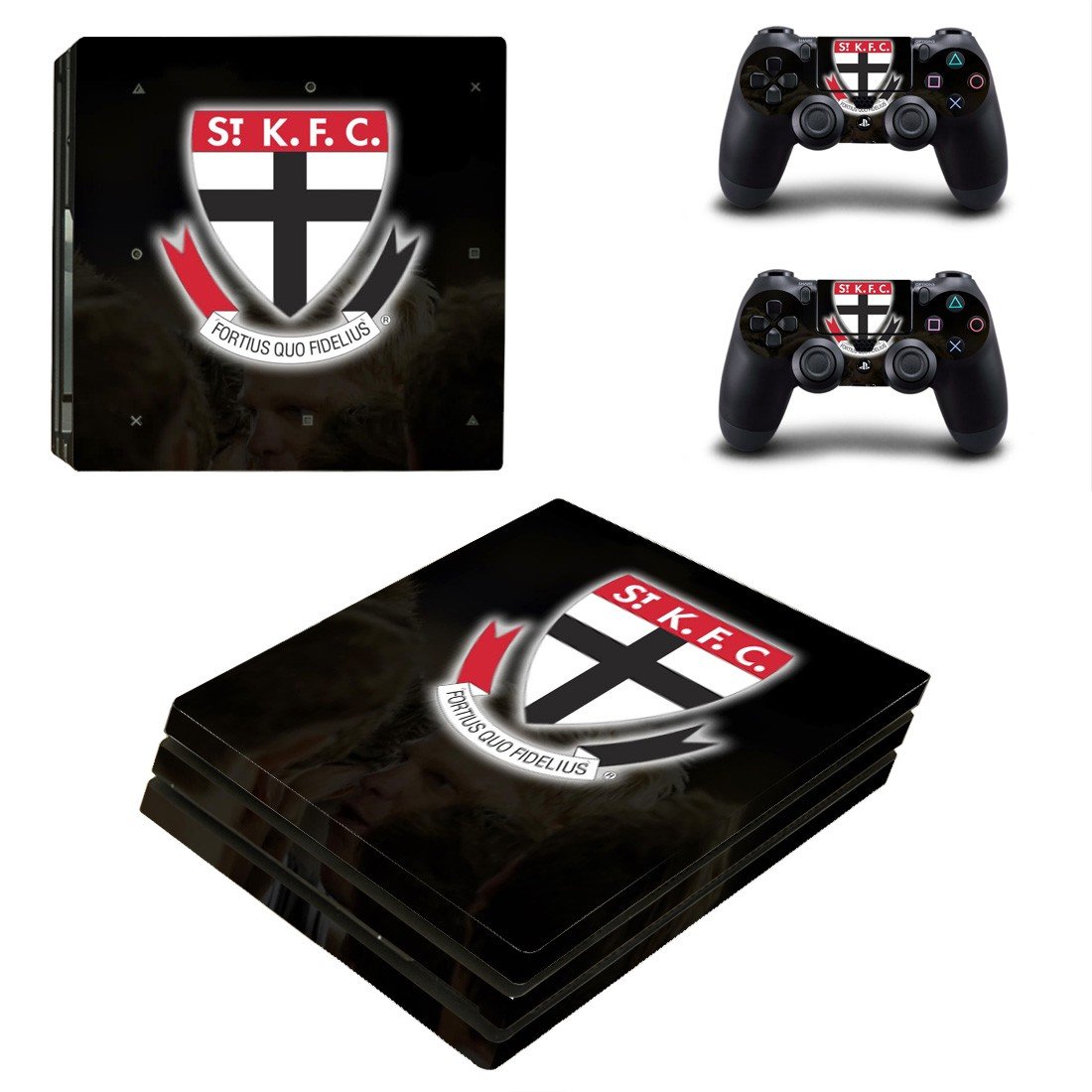 St Kilda Football Club ps4 pro skin decal for console and controllers