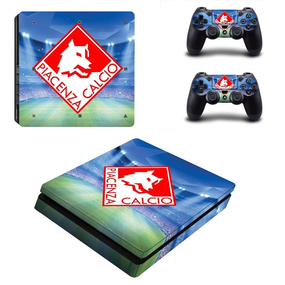 Piacenza Calcio ps4 slim edition skin decal for console and controllers