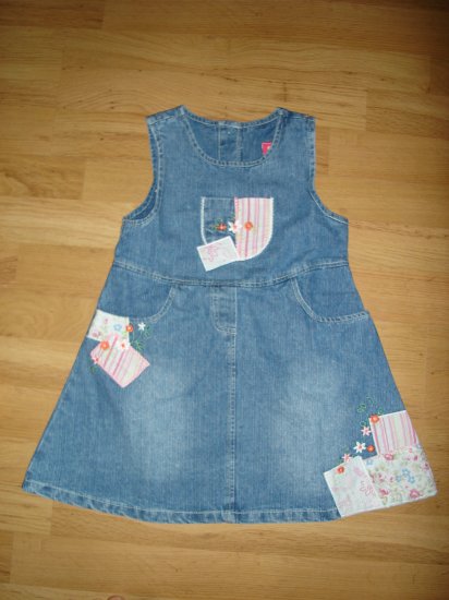Mini Pink Denim Dress