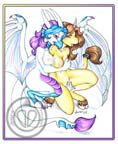 unicorn and dragoness