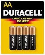 DURACELL COPPERTOP BATTERIES