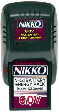 NIKKO 6V NiCd BATTERY & CHARGER
