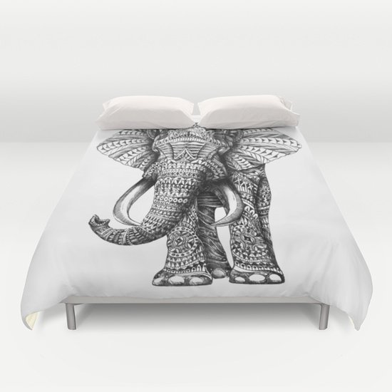 ORNATE ELEPHANT DUVET COVERS for KING SIZE 1MXWL4R