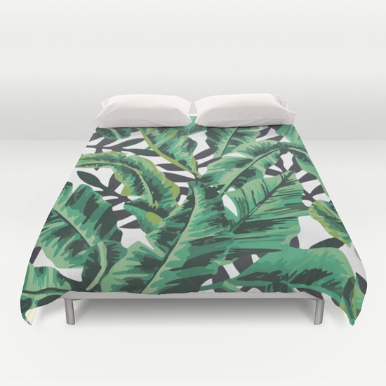 Tropical Banana Leaf DUVET COVERS for FULL SIZE 1F39ZfP