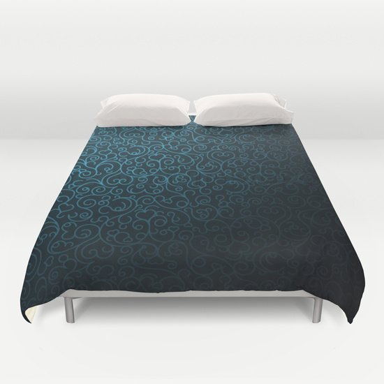 BLUE BLACK DUVET COVERS for FULL SIZE 1iy487A