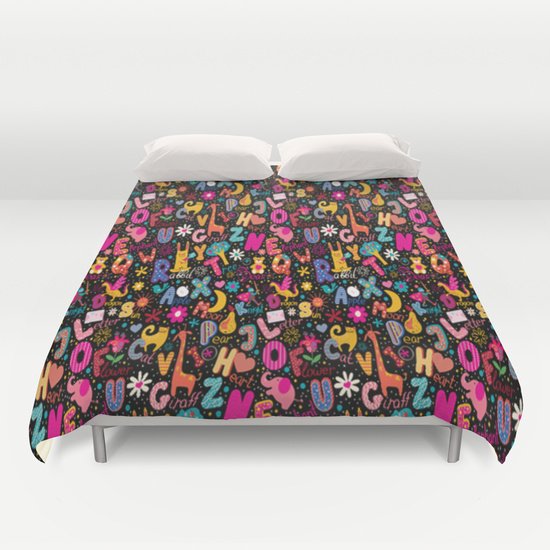 ABC ANIMALS DUVET COVERS for KING SIZE 1OC81EN