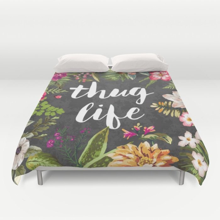 DUVET COVERS Thug Life for QUEEN SIZE 22rcUGb
