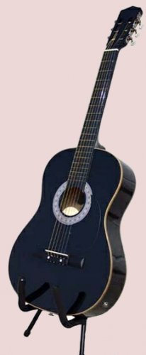 ACOUSTIC ELECTRIC Guitar w/ EQ, Black