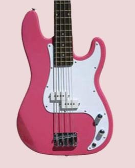 Bass Guitar, Pink