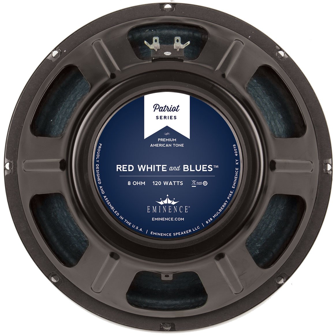 Eminence Patriot Red White & Blues 12" Guitar Speaker 120W 8 Ohm