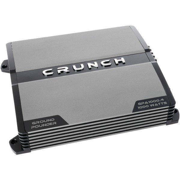 Crunch CRUGPA10004 Ground Pounder 4-Channel Class AB Amp (1,000 Watts)