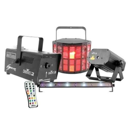 CHAUVET DJ JAMPACKGOLD JAMâ„¢ Pack Gold Party Package, Strobe,Kinta,Laser and Fog
