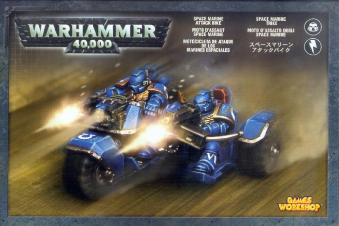 Space Marine Attack Bike