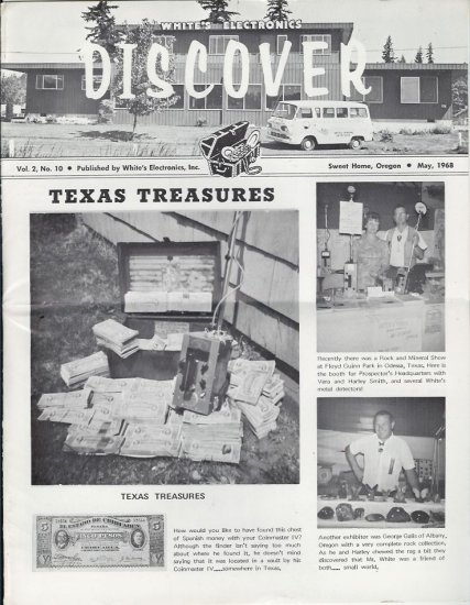 Discover Newsletter- White's Electronics May 1968