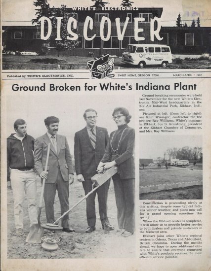 Discover Newsletter- White's Electronics March-April 1972