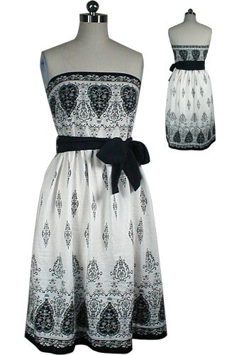 NWOT SEXY STRAPLESS DRESS SIZE SMALL