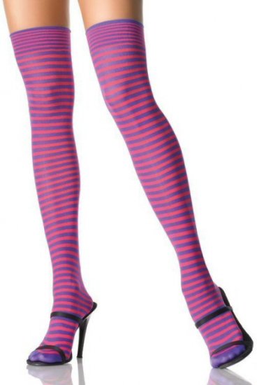 Mini Stripe Thigh High