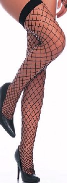Fence Net Thigh Highs