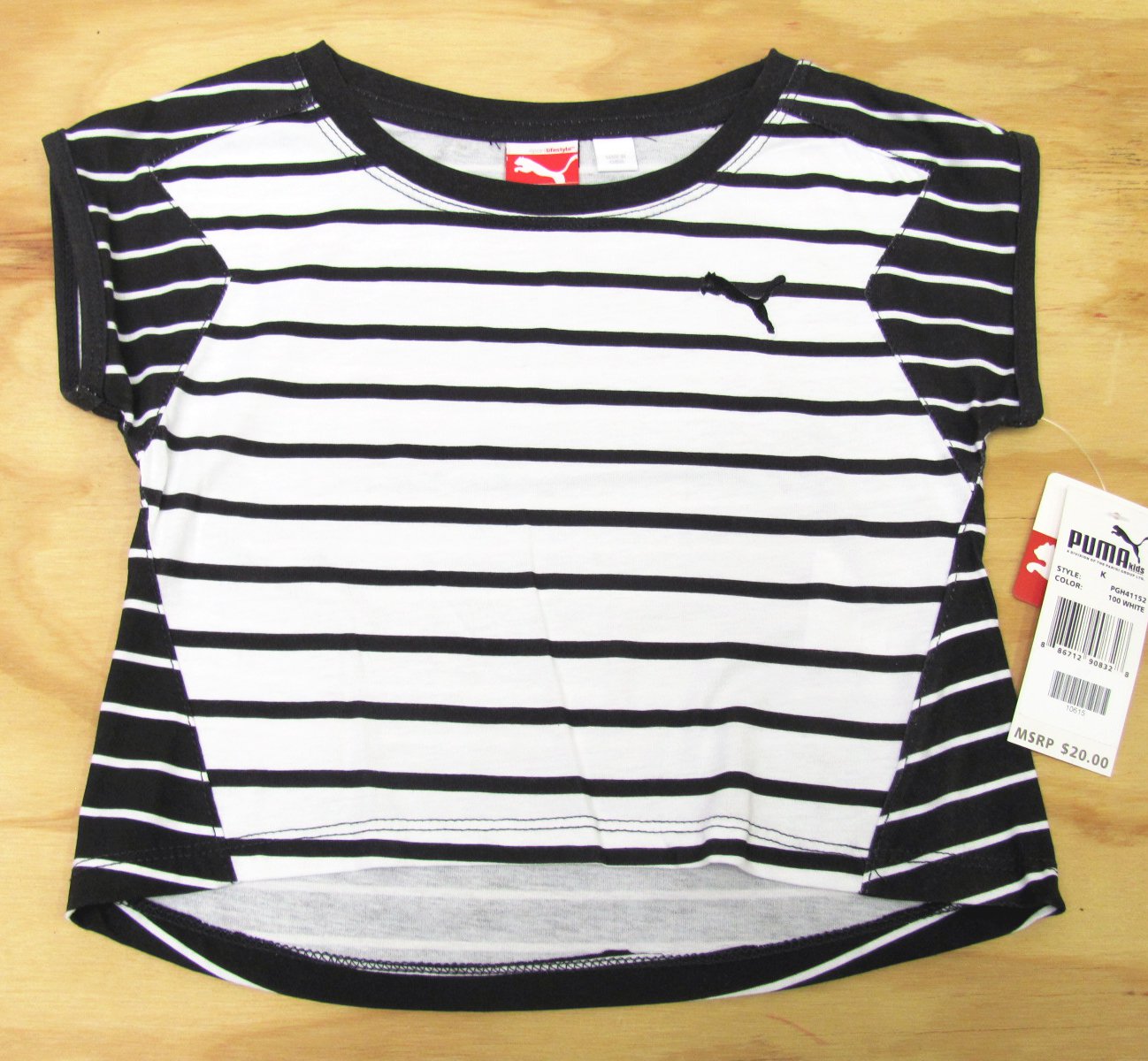 puma striped t shirt