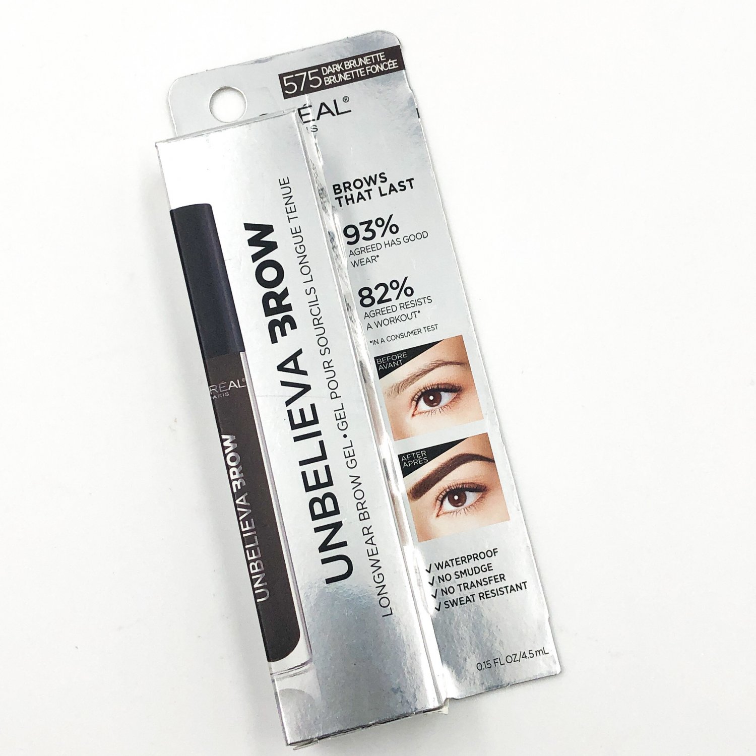 Loreal Unbelieva Brow Longwear Waterproof Brow Gel Dark Brunette