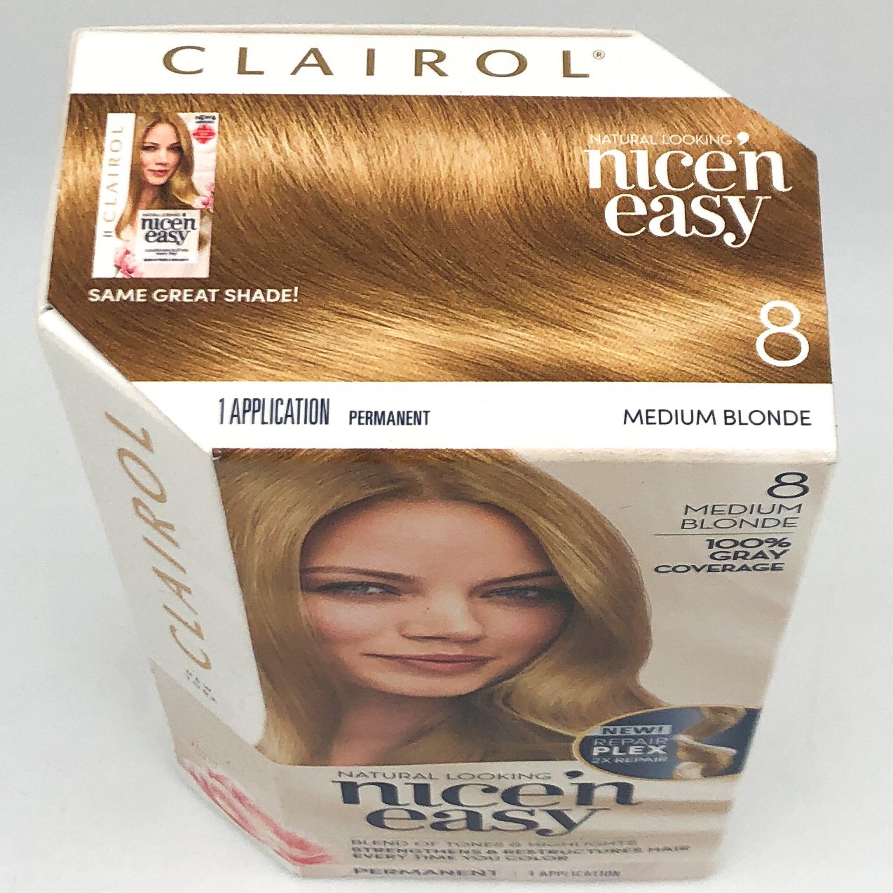 Clairol Nice N Easy 8 Medium Blonde Hair Color Dye