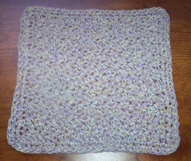 100% Cotton Crochet Dishcloth Summer Twist