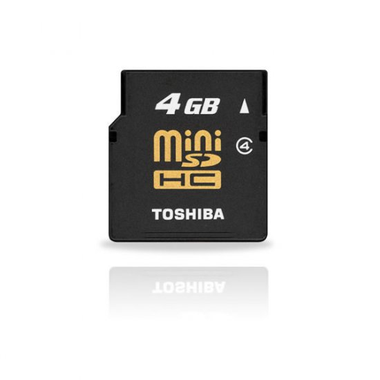 Toshiba 4GB miniSD Card (#SD10)