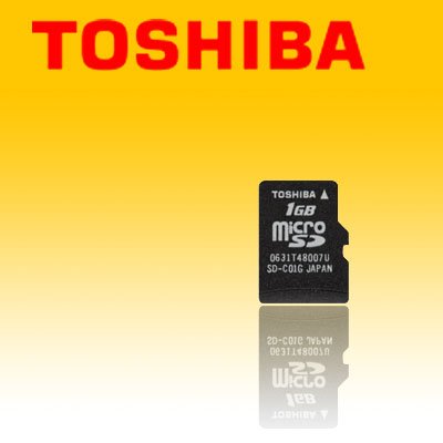 TOSHIBA 1GB microSD TransFlash Card (#SD11)
