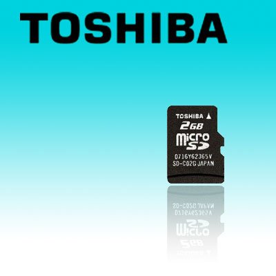TOSHIBA 2GB microSD TransFlash Card (#SD12)