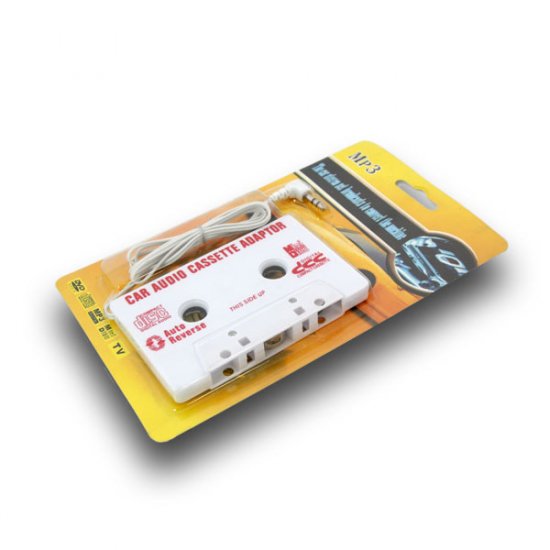 Car Stereo Cassette Adapter For iPod/MP3/CD Player (#CA19)