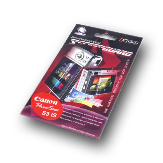 Capdase Screen Guard Protector for Canon Powershot S3 IS (#SP22)