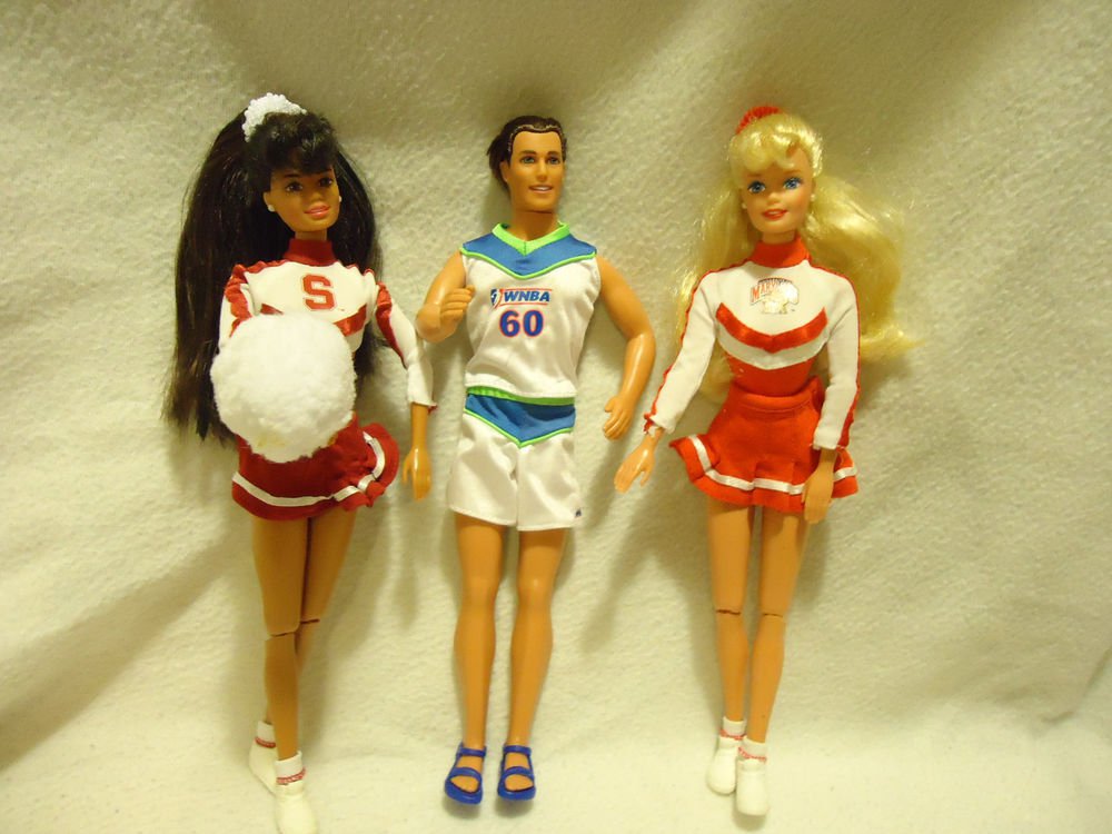 BARBIES, JOINTED-LOT OF FOUR- NICE MIXED VARIETY/ALL WITH CLOTHES & SHOES