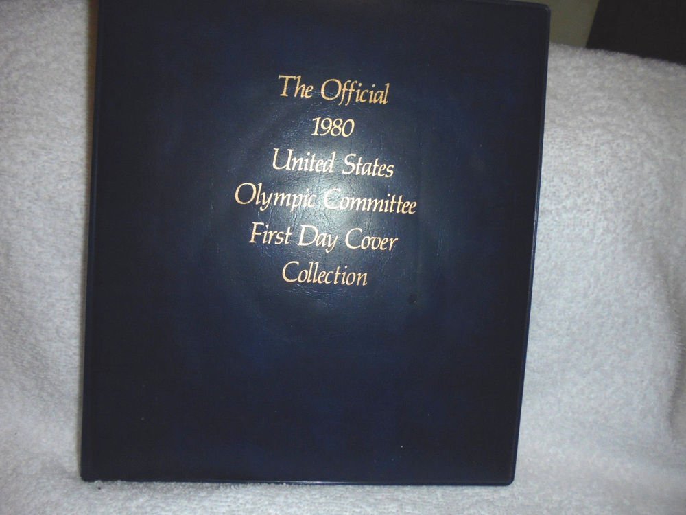 VERY RARE THE OFFICIAL 1980 US OLYMPIC COMMITTEE FIRST DAY COVER COLLECTION