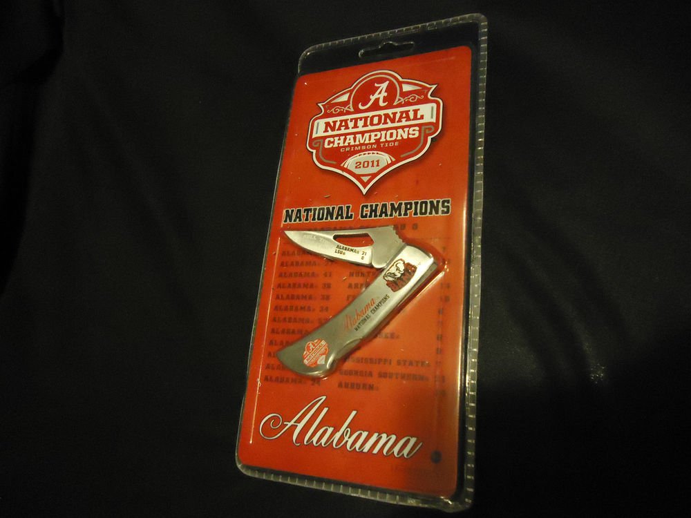 ALABAMA CRIMSON TIDE 2011 NATIONAL CHAMPIONS KNIFE by FROST CUTLERY