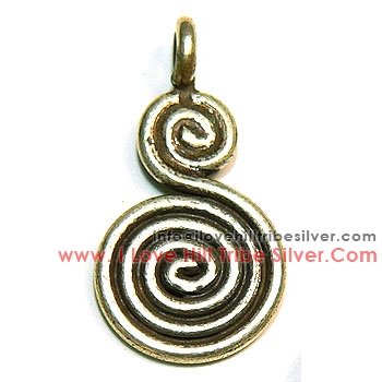5 Double Swirls By I Love Hill Tribe Silver