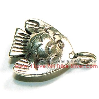 5 Fish Charms By I Love Hill Tribe Silver