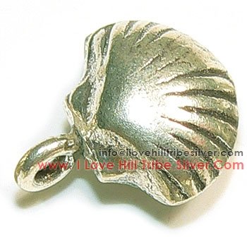 5 Sea Shell Charms By I Love Hill Tribe Silver