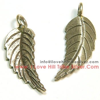 6 Leaf Charms By I Love Hill Tribe Silver