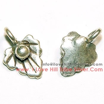 10 Leaf Charms By I Love Hill Tribe Silver