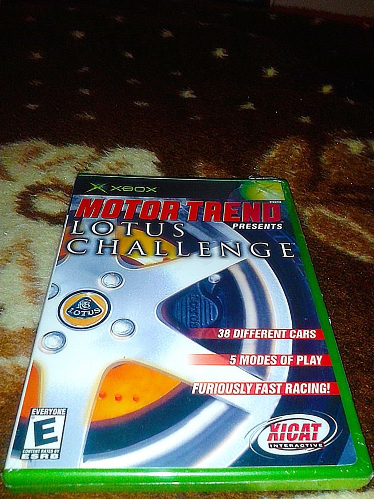 BRAND NEW IN BOX FACTORY SEALED Motor Trend Presents Lotus Challenge FOR XBOX