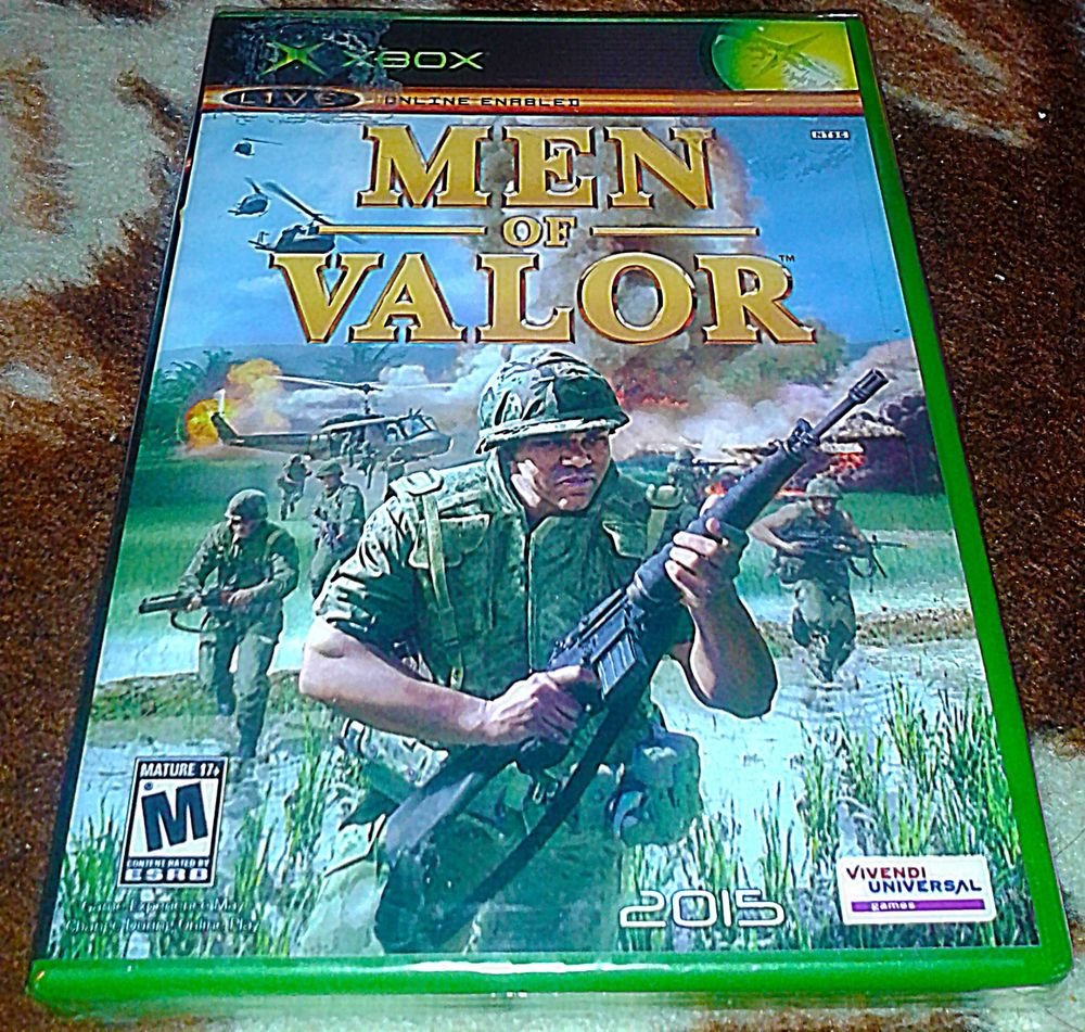 NEW FACTORY SEALED MEN OF VALOR GAME FOR THE ORIGINAL XBOX SYSTEM