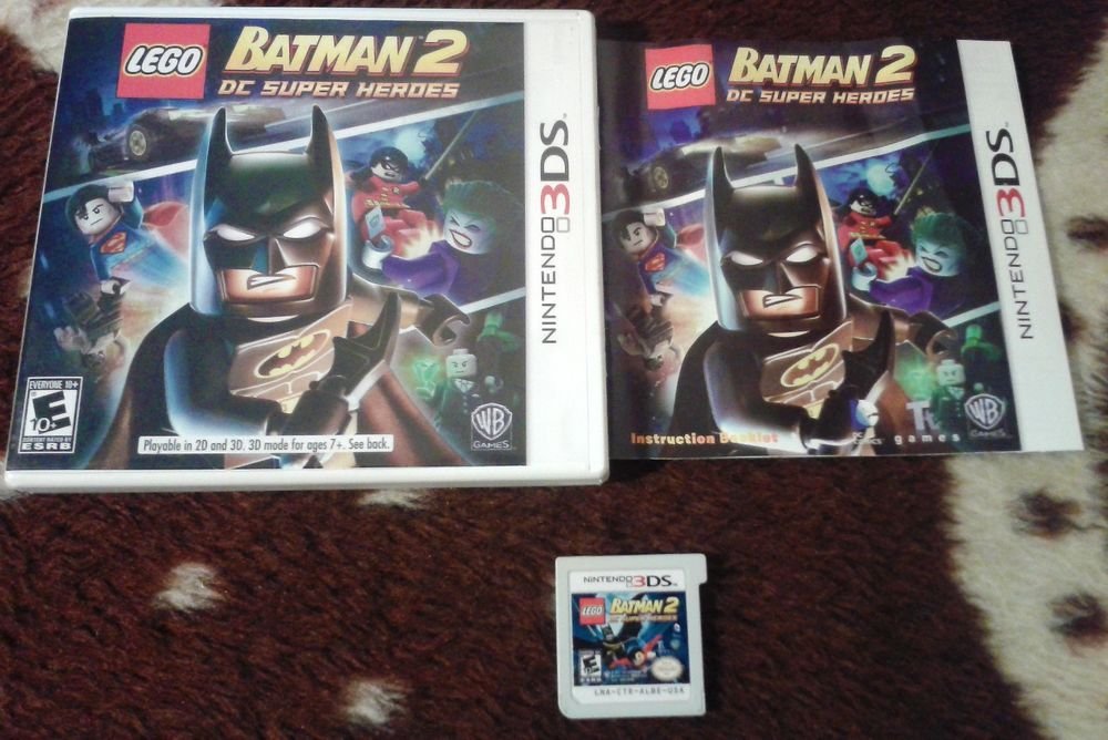 LEGO Batman 2: DC Super Heroes (Nintendo 3DS, 2012) USED FREE SHIPPING COMPLETE