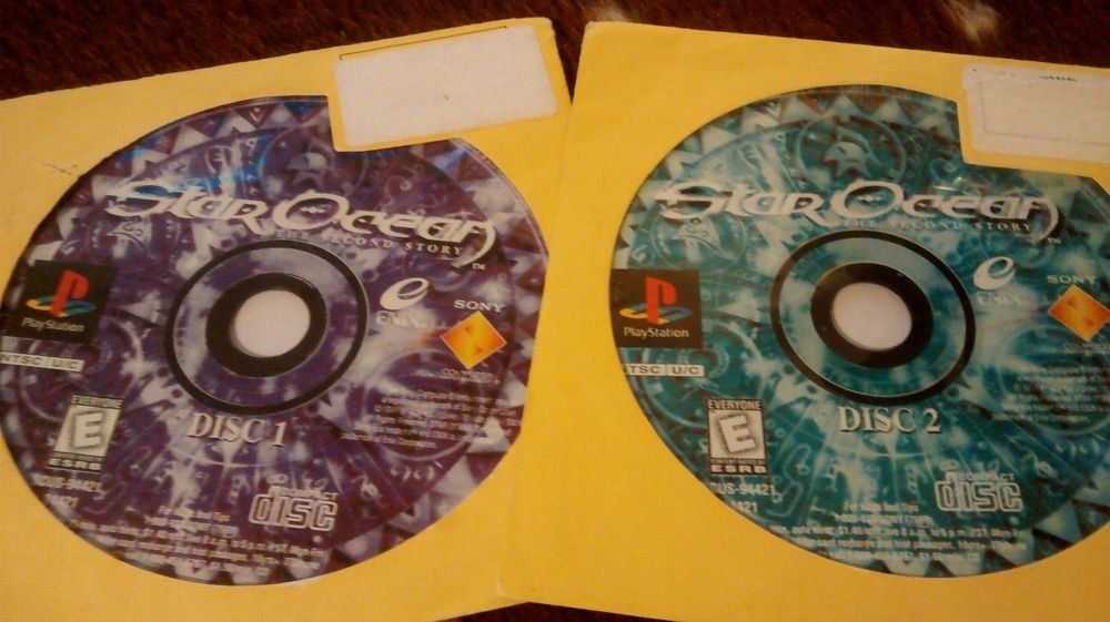 Star Ocean: The Second Story PS1 BLACK LABEL (Sony PlayStation, 1999)