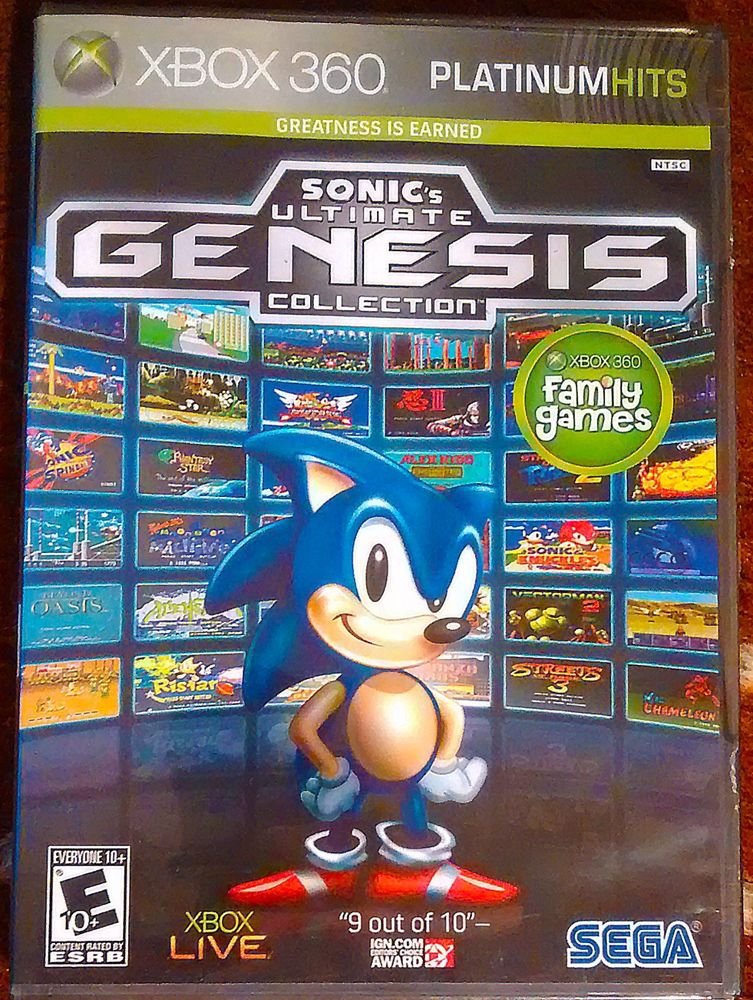 Sonic's Ultimate Sega Genesis Collection (2009) Microsoft XBox 360 Complete