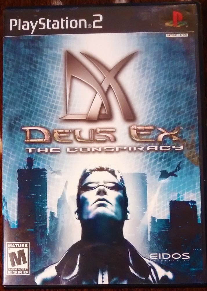 Deus Ex: The Conspiracy (Sony PlayStation 2, 2002) COMPLETE
