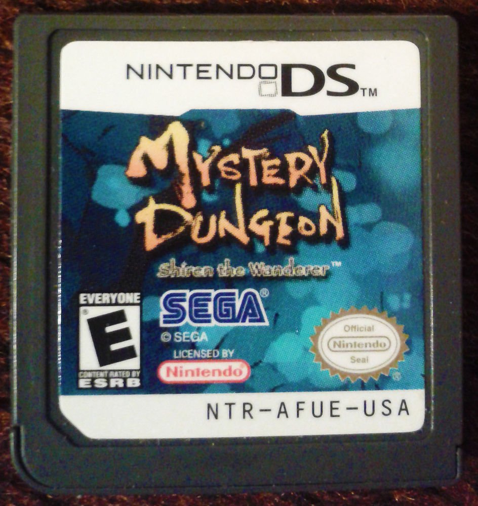 Mystery Dungeon: Shiren the Wanderer DSi DS Authentic Cartridge Only US English